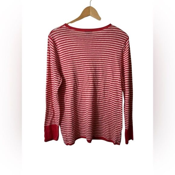 Talbots Striped sweater top large - Picture 2 of 5